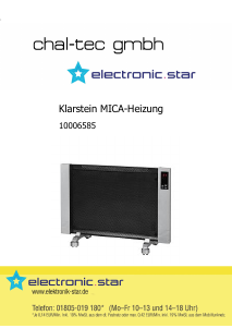 Handleiding Klarstein HT003MC Kachel