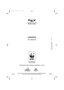 Manuale Electrolux-Rex RJ1600VA Lavatrice