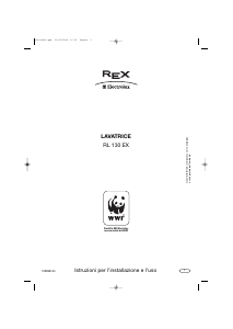 Manuale Electrolux-Rex RL130EX Lavatrice
