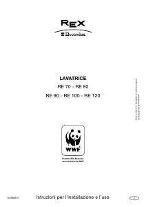 Manuale Electrolux-Rex RE100 Lavatrice