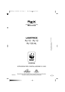 Manuale Electrolux-Rex RJ10 Lavatrice