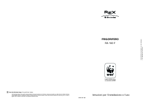 Manuale Electrolux-Rex RA160F Frigorifero