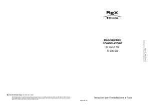 Manuale Electrolux-Rex FI290SB Frigorifero-congelatore