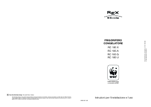 Manuale Electrolux-Rex RC185 Frigorifero-congelatore