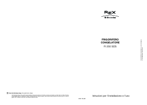 Manuale Electrolux-Rex FI250SOS Frigorifero-congelatore