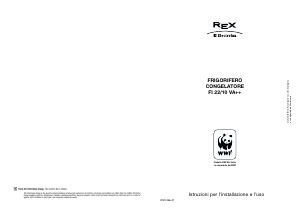 Manuale Electrolux-Rex KBIE300 Frigorifero-congelatore