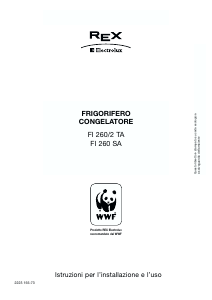 Manuale Electrolux-Rex FI260 Frigorifero-congelatore
