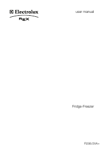 Manual Electrolux-Rex FI295 Fridge-Freezer