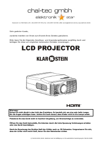 Bedienungsanleitung Klarstein LCDP-8 Projektor