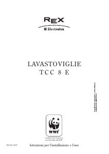 Manuale Electrolux-Rex TCC8E Lavastoviglie