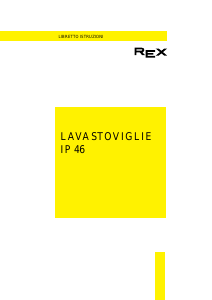 Manuale Rex IP46X Lavastoviglie