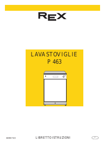 Manuale Rex P463N Lavastoviglie