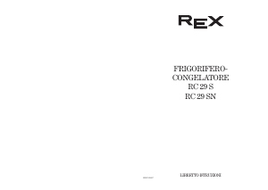 Manuale Rex RC29SN Frigorifero-congelatore