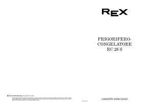 Manuale Rex RC26S Frigorifero-congelatore