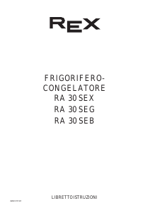 Manuale Rex RA30SEX Frigorifero-congelatore