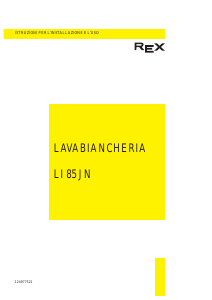 Manuale Rex LI85JN Lavatrice