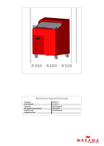 Bedienungsanleitung Wabäma R500 Brotschneidemaschine