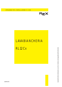 Manuale Rex RL12CX Lavatrice