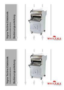 Bedienungsanleitung Wabäma Signa Tecline Elektronik Brotschneidemaschine