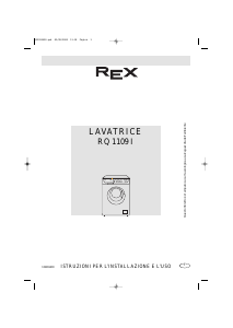 Manuale Rex RQ1109I Lavatrice