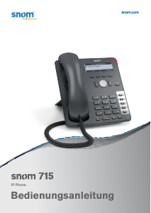 Bedienungsanleitung Snom 715 IP-telefon