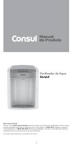 Manual Consul CPB34AF Purificador de água