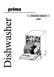 Manual Prima LPR661 Dishwasher