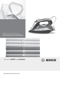 Manual Bosch TDA70EYGB Iron