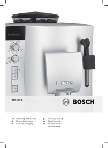 Instrukcja Bosch TE50328RW Ekspres do espresso