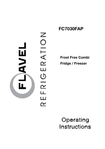 Handleiding Flavel FC7030 Koel-vries combinatie