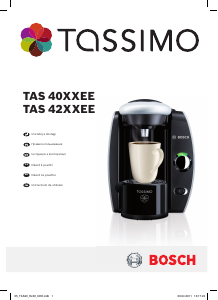 Návod Bosch TAS4012EE Tassimo Kávovar