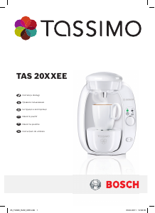 Руководство Bosch TAS2001EE Tassimo Кофе-машина