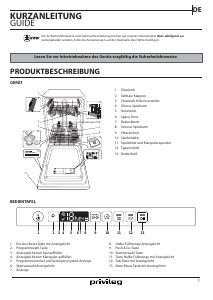 Bedienungsanleitung Privileg RSIO 3T224 E Geschirrspüler