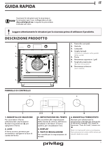 Manuale Privileg PBWR6 OH5V2 IN Forno