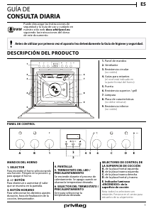 Manual de uso Privileg PHIR6 OI8V2 IN Horno