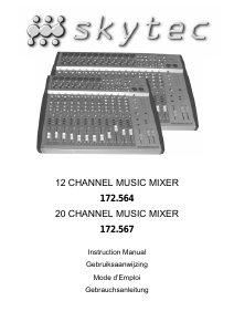 Mode d’emploi Skytec 172.546 Table de mixage