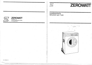 Manuale Zerowatt 045 Lavatrice