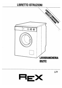 Manuale Rex D52TC Lavatrice