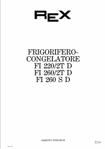 Manuale Rex FI260SD Frigorifero-congelatore