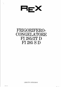 Manuale Rex FI285SD Frigorifero-congelatore