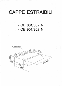 Manuale Rex CE601N Cappa da cucina