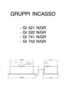 Manuale Rex GI521GR Cappa da cucina