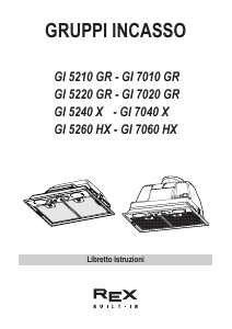 Manuale Rex GI7060HX Cappa da cucina