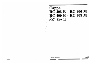 Manuale Rex RC406B Cappa da cucina