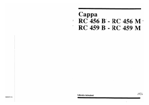 Manuale Rex RC459B Cappa da cucina
