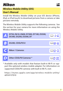 Handleiding Nikon Wireless Mobile Utility App