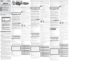 Mode d’emploi Nikon Nikkor AF-P 70-300mm f/4.5-5.6E ED VR Objectif