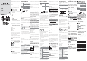 Mode d’emploi Nikon Nikkor AF-P DX 10-20mm f/4.5-5.6G VR Objectif