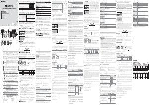 사용 설명서 Nikon Nikkor AF-S 20mm f/1.8G ED 카메라 렌즈