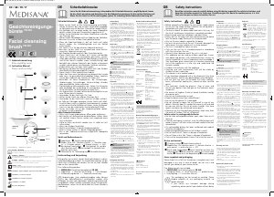 Bruksanvisning Medisana FB 885 Ansiktsrengöringsborste